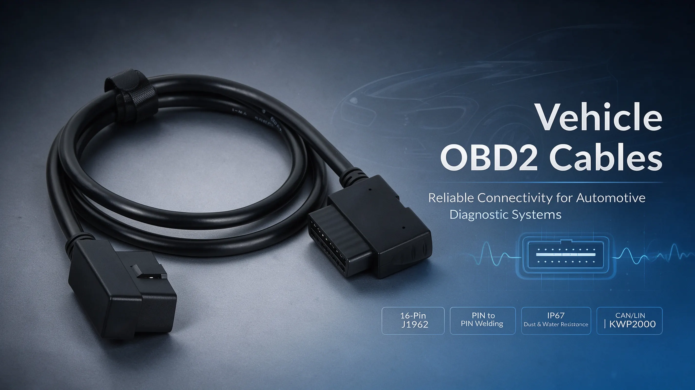 Cavi OBD2 ad alte prestazioni personalizzabili per veicoli